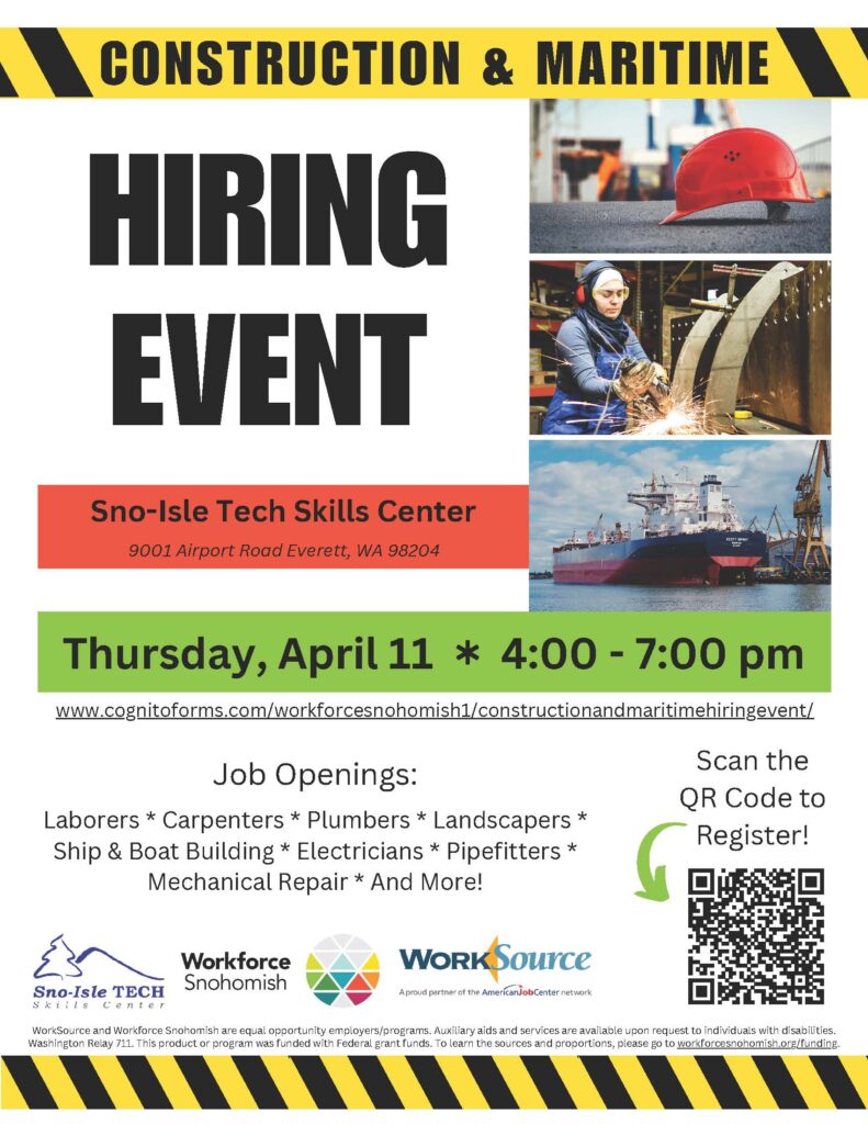 Maritime & Construction Hiring Event - April 11