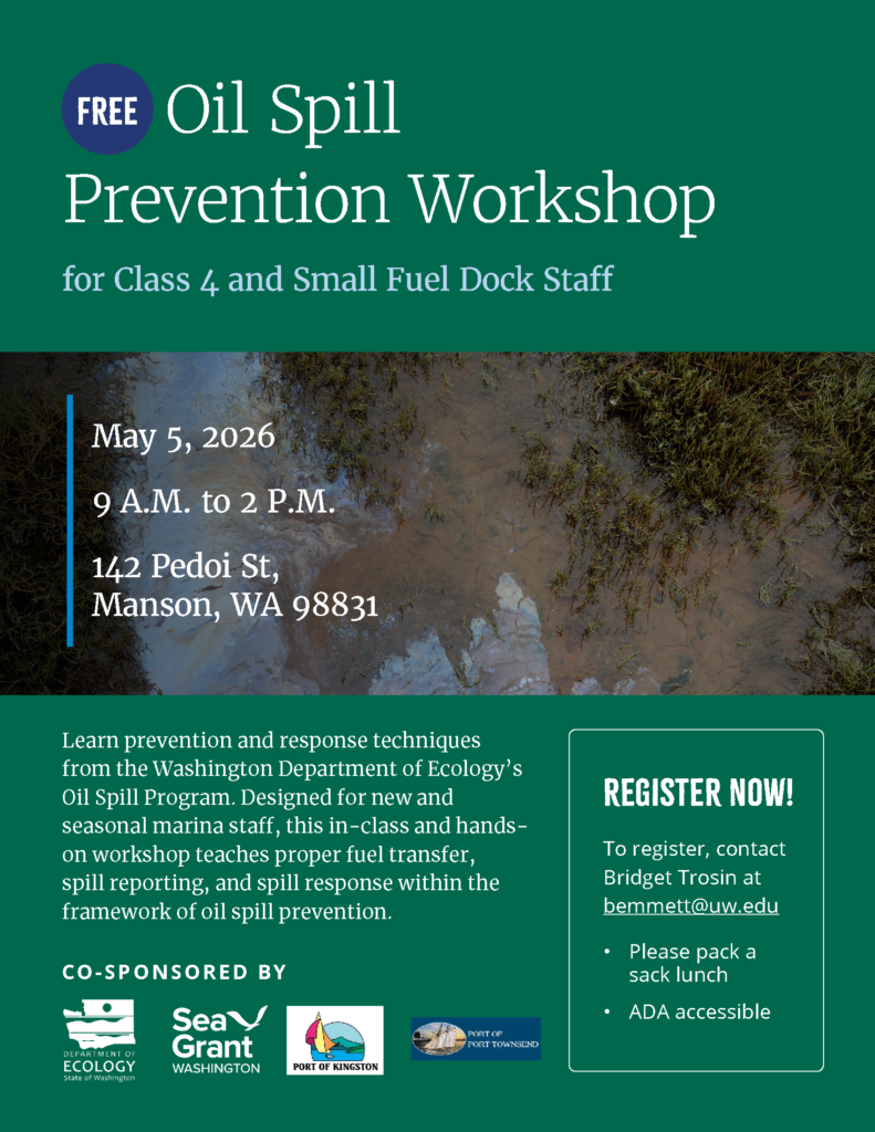 Register Now for Oil Spill Prevention Workshop